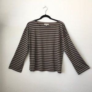 MADEWELL Striped Boatneck Tee NWT